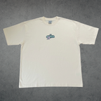pale off white t-shirt with patch